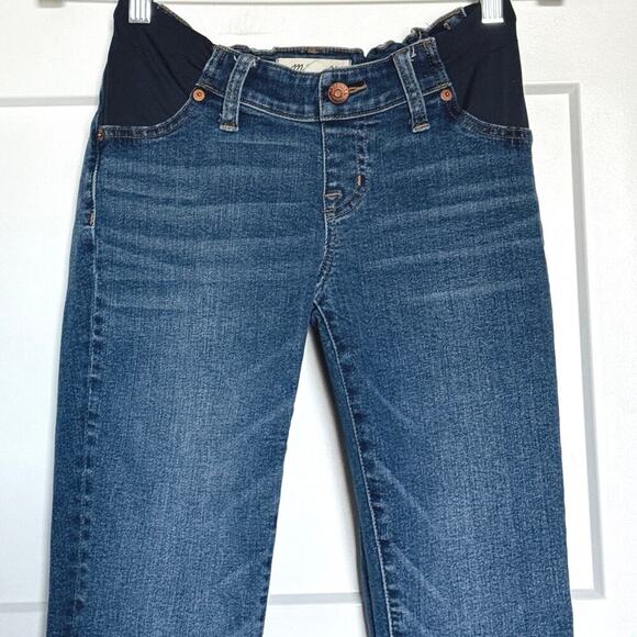 Madewell Maternity Side-Panel Skinny Jeans in Wendover Wash Size 28 - Picture 7 of 11